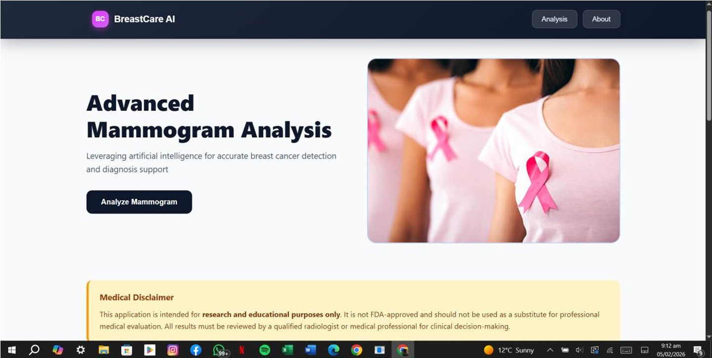 BreastCare AI – Deep Learning Breast Cancer Detection