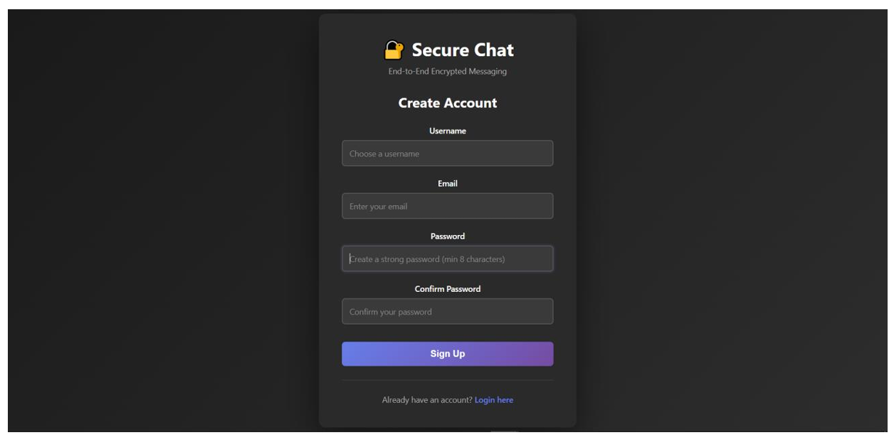 Secure Chat System
