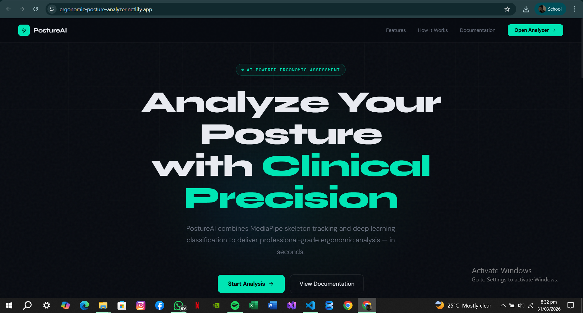 Ergonomic Posture Assessment Agent